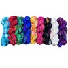Maker's Craft Recycled Fuzzy Fringes Sari Silk Ribbon Yarn 35yards,