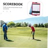 Kisangel Golf Scorecard Book Stylish Oxford Scorekeeping Holder Portable Golfs
