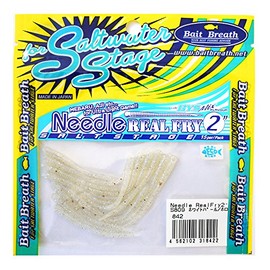 Bait Breath(ベイトブレス) ワーム ニードルリアルフライ2 S809 ホワイトパール/ホロ