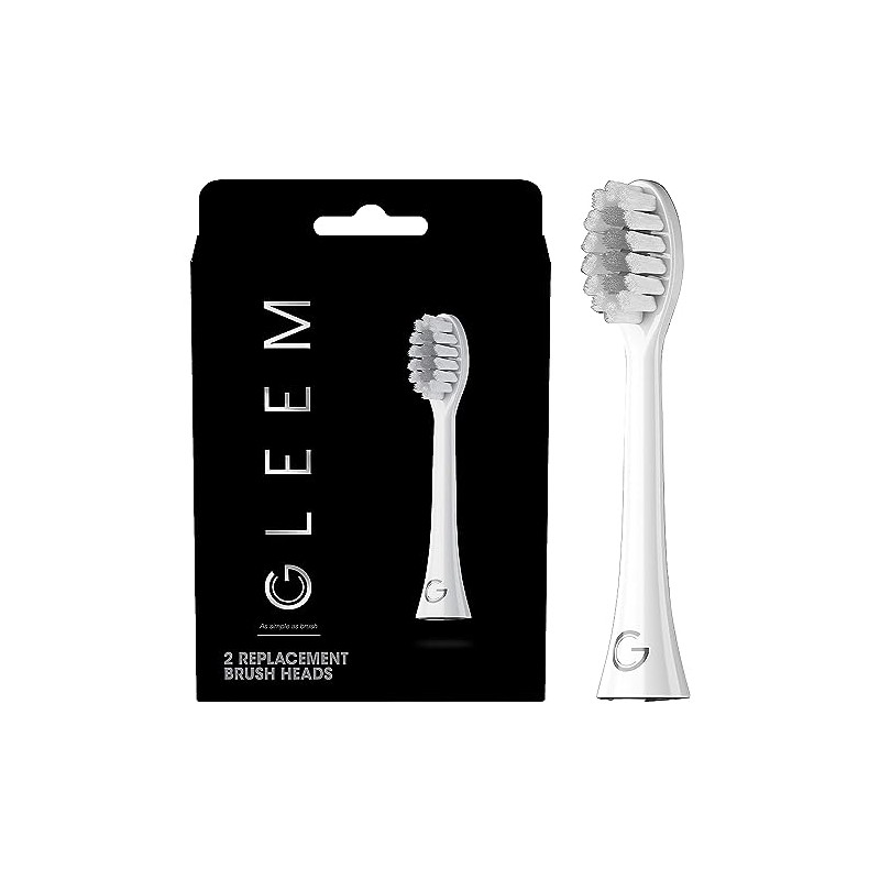 Gleem Cabezal de recambio para cepillo de dientes, 2 unidades,