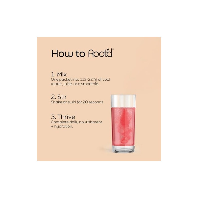 Root'd Multivitamin Powder for Men - 24 Vitamins & Minerals