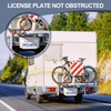 Blulu Hinged License Plate Holder Aluminum Flip up License Plate