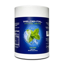 Weldental Xylitol Mints in Plastic-free Packaging, 300 Count
