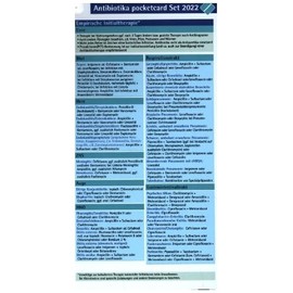 Antibiotika pocketcard Set 2022