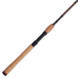 PENN Squadron III 7’ Inshore Spinning Rod; 1-Piece Fishing Rod, 8-15lb Line Rating, Medium Light Rod Power, Fast Action, 1/8-3/4 oz. Lure Rating, Titanium/Red/Gold