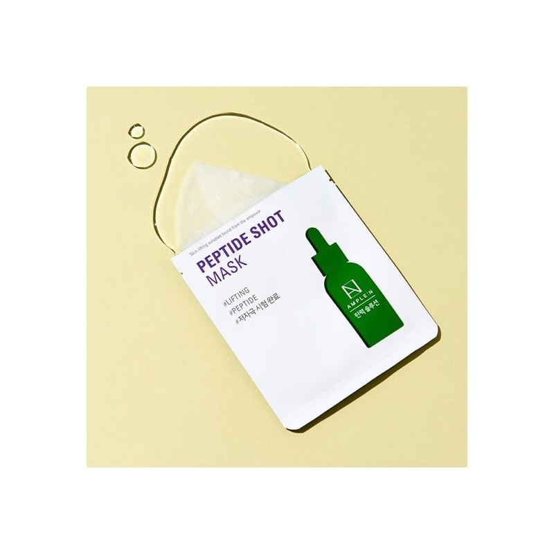 코리아나 [Koreana] [Ampoule N] Mask Peptide Shot (Elasticity)_10 sheets /