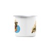 Enamelled Metal Cup 284ml Minimalist Shell Collage Biology Illustration Ancient