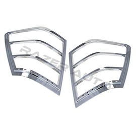 Razer Auto Chrome Tail Light Bezel w/Turn Signal and Brake light for 05-10 Jeep Grand Cherokee