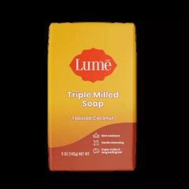 LUME NATURAL SOAP~U PICK FROM 5 SCENTS~FULL SIZE~FACE & BODY SOAPS 5 OZ NIP 134 - Toasted Coconut