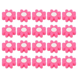 PATIKIL Tennis Racket Dampeners, 20 Pcs Soft Silicone Tennis Racquet Vibration Dampeners for Tennis Gift, Pink