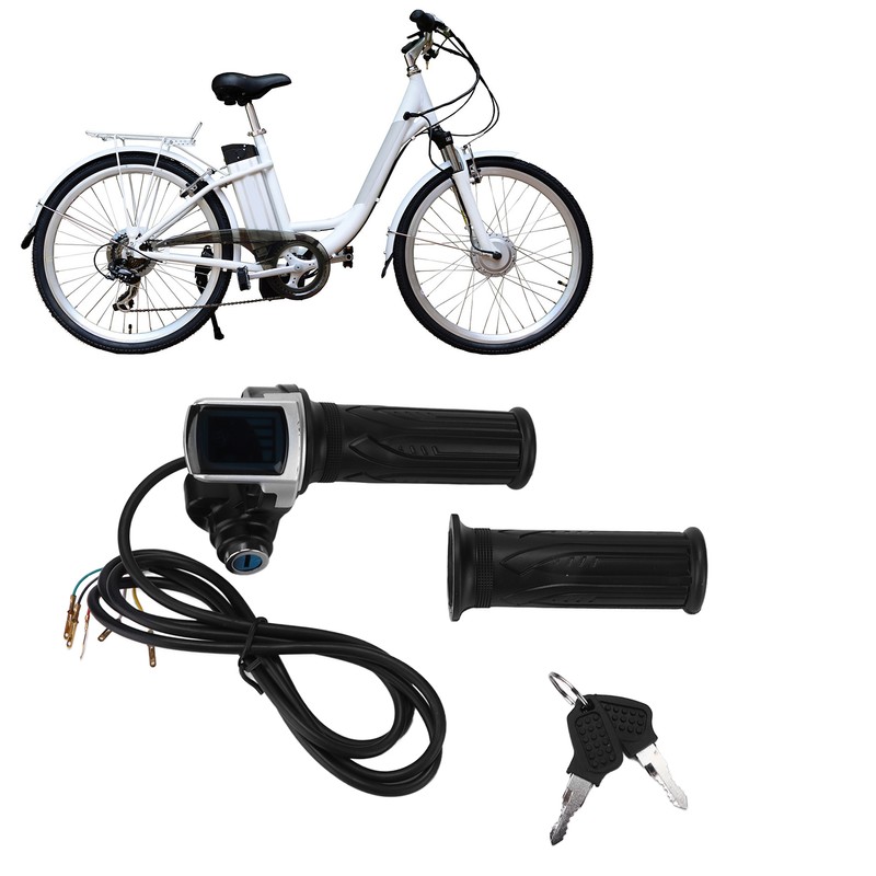 24V HalfTwist Throttle Grip LED Power Indicator with 2 Keys