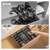 Coorganisers 3 Packs Fabric Belt Organizer for Closet and Drawer,