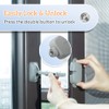 SAFELON Adjustable Window Gap Size Baby Safety Window Restrictor, Child