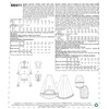McCall's Pattern Company M6911 Misses' Bolero, Corset, Skirt and Overskirt