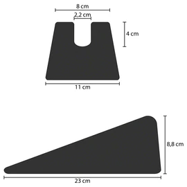Mobilisation Wedge Large Physiotherapy Back Support Positioning Wedge 23 x 11 x 8.8 cm