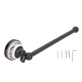 Retro Copper Bathroom Towel Bar Single Bath Towel Rack for Kitchen Wall Bathroom Wall
