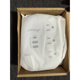 Alitayee USB C Travel Portable Power Strip w/ 3 Outlets 3 USB Ports Fast Charge