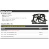 Marketplace Auto Parts Engine Cooling Auxiliary Radiator Fan Assembly -