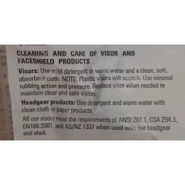 Uvex S8510 Bionic Hardcoated Anti FOG Clear RIOT Face Shield System NEW JUST IN