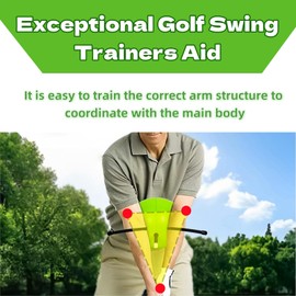 EPWQLC The Connector Golf Training Aid – Smart Ball Golf Swing Trainer for Posture & Arm Position Correction, Golf Swing Aid for All Skill Levels, Improve Mechanics & Connection