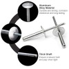 PAGOW 3/16 x 1 Inch (4.8x25mm) Flange Aluminum Blind Rivet,