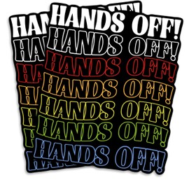 Hands Off Magnet - Refrigerator Decor - Fridge - Funny Kitchen - Sign - Durable Material for Car Truck Toolbox Any Metal Surface - EPLM0029