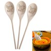 Funny Wooden Spoons Set, Engraved Kitchen Utensils, 3-Piece Housewarming Gift