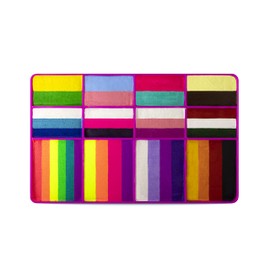 COLIBRIX, Paleta Arcoiris, Maquillaje Corporal Base Agua, Hipoalergénico 340g