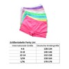LisaModa Girls' Panty Pack of 4 Seamless Colourful, Plain black