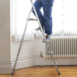 IMIKEYA Set of 4 Ladder Feet Rubber Ladder Feet 45 x 25 Non-Slip Ladder Rubber Feet Black Ladder Foot Replacement Foot Ladder Feet Ladder Accessories