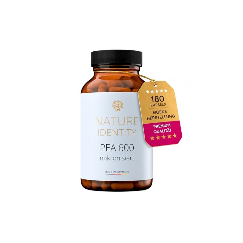 Nature Identity PEA Capsules - 1200 mg Vegan Palmitoylethanolamide