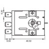 Capillary Thermostat TS-120SR 32-248F, 20A / 250V