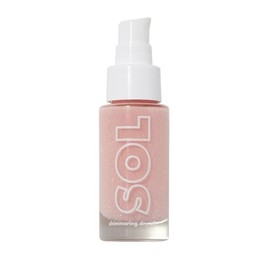 ColourPop SOL Mini Shimmering Dry Oil - Body Oil Infused with Coconut, Argan & Marula Oils - Radiance-Boosting Body Care - Nourishes Skin and Leaves a Luminous Finish - Pink Champagne (0.88 fl oz)