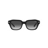 Vogue Eyewear Women's VO5444SF Low Bridge Fit Square Sunglasses, Black/Grey
