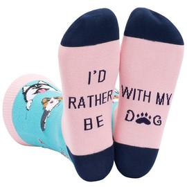 IRISGOD I'd Rather Be Funny Dress Socks for Men and Women Humor Joke Gifts