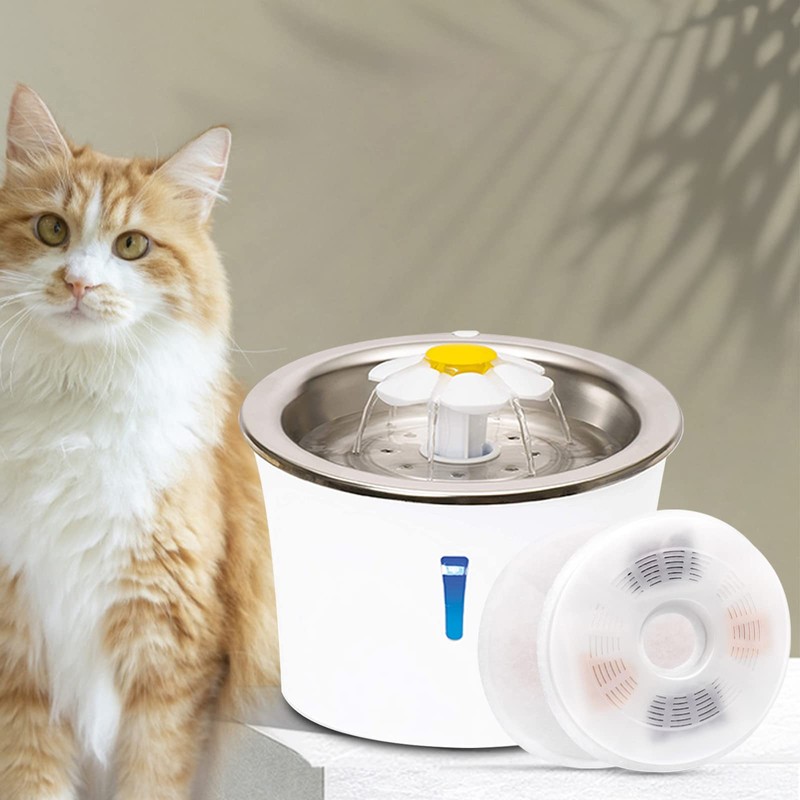 3/6/9 Pack Cat Water Fountain Filters Compatible with Catit Fountains,
