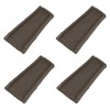 Suncast Outdoor Decorative Rain Gutter Downspout Splash Block, Java (4