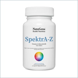 NatuGena SpektrA-Z, Multivitamins from A-Z, Extensive Spectrum of Bioactive Vitamins and Minerals, 360 Capsules for 3 Months