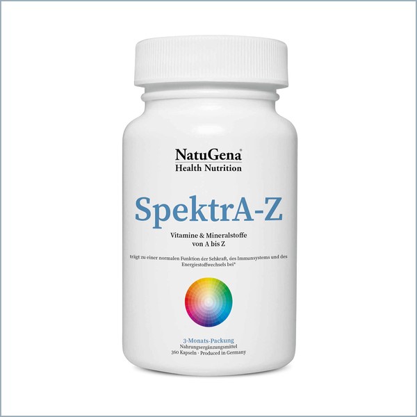 NatuGena SpektrA-Z, Multivitamins from A-Z, Extensive Spectrum of Bioactive Vitamins