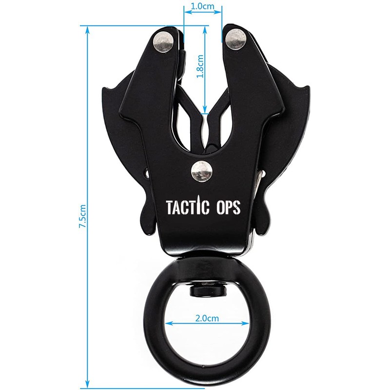Frog Clip Dog Leash/Keychain Clip Attchment - Swivel Heavy Duty