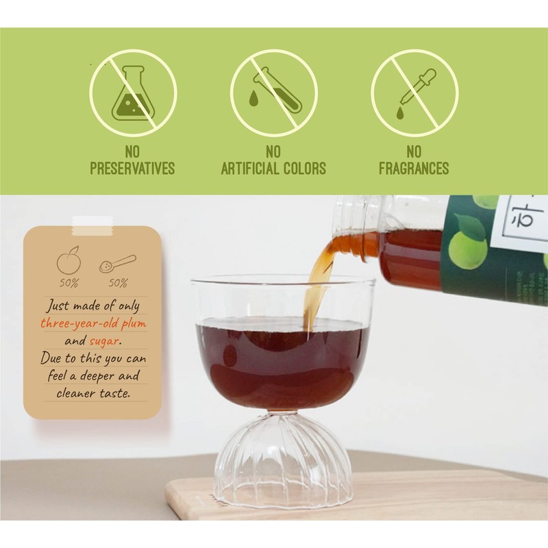 Pure Korean Handmade Plum Extract Syrup 500ml (16.9 Fl oz)