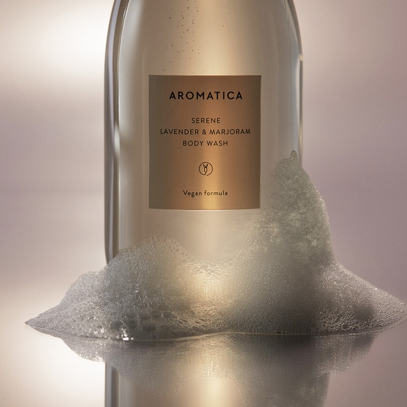 Aromatica Essential Body Wash for Perfect Rest, Soothing the Heart
