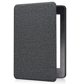 ZVCXOE Case for 7" Kindle Paperwhite 12th Gen 2024 and Kindle Colorsoft Leather Case with Hand Strap Durable, Auto Sleep Wake, Shakeproof, Waterproof Black