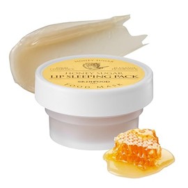 SKINFOOD Honey Sugar Lip Sleeping Mask, Lip Mask for Overnight, Korean Lip Care Product for Severely Chapped Lips, Stocking Stuffers, Hydrating Lip Butter for Dry Lips, Lip Balm (0.71 fl. oz.)