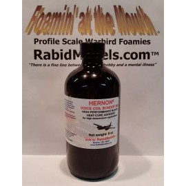 Hernon VOICE COIL BONDER for speakers - Very High-Temp adhesive 8oz bottle glue