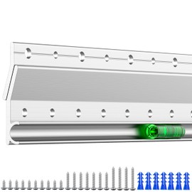 French Cleat Hanger Heavy Duty 42" - 200 lb 2 Pack - Mirror Hanging Brackets Hardware Kit - Aluminum Wall Hangers for Pictures, Cabinet, Panels, White Board,Art, Shelf,Headboard Frame