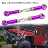 6Pcs Aluminum Alloy Adjustable Push RodsTurnbuckle Rod Linkage Accessories for