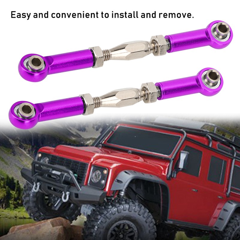 6Pcs Aluminum Alloy Adjustable Push RodsTurnbuckle Rod Linkage Accessories for