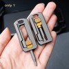 Vkyipg Titanium Alloy Screwdriver Magnetic Small Maintenance Combination Multifunctional Portable