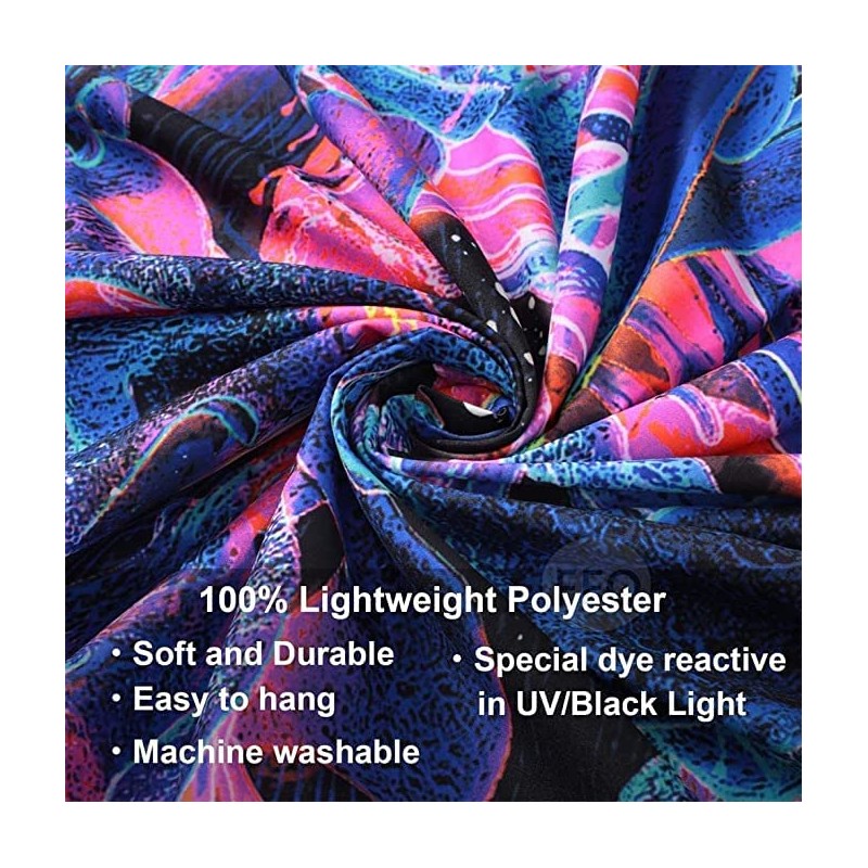 Blacklight Tree of Life Tapestry - UV Reactive Spiritual Life